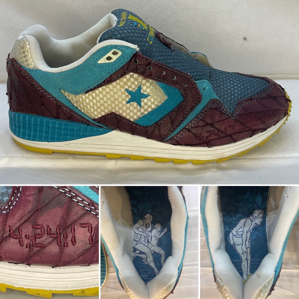 Converse Wave Trainer Loser 4:24:17 Purple / Blue Running Shoes
Women’s Size 9